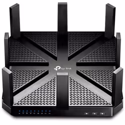 TP-Link Archer C5400, Wi-Fi 5 (802.11ac), Tri-bande (2,4 GHz / 5 GHz / 5 GHz), Ethernet/LAN, Noir, Routeur