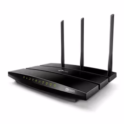 TP-Link Archer VR400, Wi-Fi 5 (802.11ac), Bi-bande (2,4 GHz / 5 GHz), Ethernet/LAN, ADSL2, Noir, Routeur
