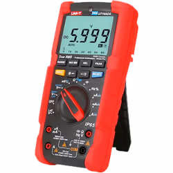 Multimètre numérique industriel True RMS - IP65 et résistant aux chutes de 2 m - Mesure de la tension continue et alternative ...