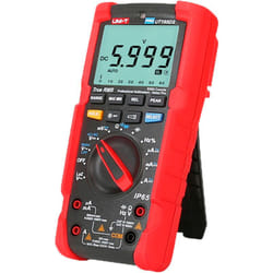 Uni-t - Multimètre numérique industriel True rms - IP65 et résistant aux chutes de 2 m - Mesure de la tension continue et alternative jusqu'à 1000V