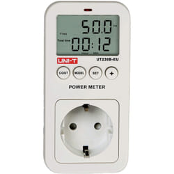 Uni-t - Medidor de consumo eléctrico - Permite conocer todos los valores electricos - Cálculo de cosrte por consumo - Medidor de CO2 integrado