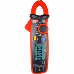 Mini pinza amperimétrica - Pantalla LED de hasta 2000 cuentas - Medición en DC y AC hasta 600V y 200A - Alta precisión en AC  ...
