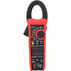 Pinza amperimétrica - Pantalla LED de hasta 6000 cuentas - Medición de intensidad en DC y AC hasta 600A - Medición de voltaje ...