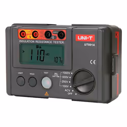 Mesure de la résistance de l'isolation électrique - Affichage LCD jusqu'à 2000 comptes - Mesure de la tension AC jusqu'à 600V ...