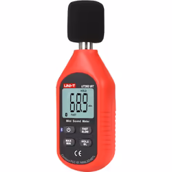 Sonomètre - Capture le bruit jusqu'à 130 dB avec une réponse rapide - Écran LCD rétroéclairé - Connexion via Bluetooth et app ...