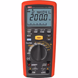 Resistencia de aislamiento y multímetro - Medición de voltaje AC y DC hasta 600V - Rangos 50/100/250V/500V/1000V - Mide Resis ...