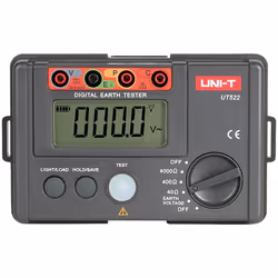 Mesureur de résistance de terre - Affichage LCD jusqu'à 4000 comptes - Mesure de la résistance de terre jusqu'à 4000 - Mesure ...