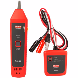 UNI-T - Testeur de câbles - Ligne téléphonique, paire torsadée et câble électrique - Arrêt automatique - Indicateur de polari ...