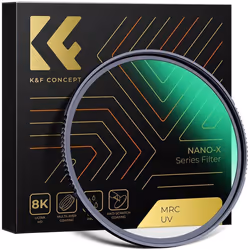 Filtre UV Nano-X K&F CONCEPT 49mm MRC HD Super Mince Multi-Couches Haute-Transmittance pour Appareil Photo