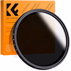 K&F Concept Filtre ND 37MM Variable Fader ND2 à ND400 réglable Objectif pour Panasonic Lumix DMC-LX7 + Chiffon de Nettoyage