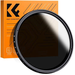 K&F Concept Filtre ND 37MM Variable Fader ND2 à ND400 réglable Objectif pour Panasonic Lumix DMC-LX7 + Chiffon de Nettoyage