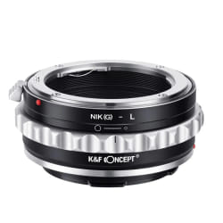 K&F Bague d'adaptation Nikon F (type G) compatible avec monture L