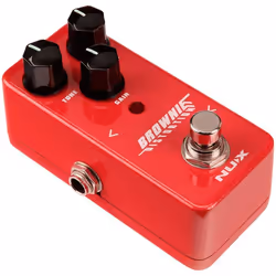 NUX MNU BROWNIE-DISTORTION - Pédale de distorsion NDS-2 Type Brown sound