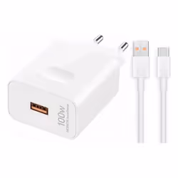 Adaptateur secteur - Honor - SuperCharge 100 W - Charge rapide - USB-A - Protection contre la surchauffe