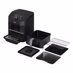 Midea MAD1100DADK Friteuse à air chaud Double 11L 2200W Noir - Vue supplémentaire 7