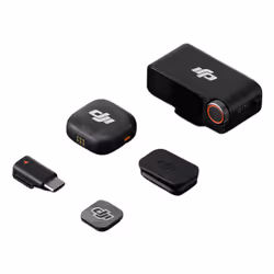 DJI Mic 3 (1 TX+1 RX), Omnidirectionnel, 22 dB, Récepteur adaptable sur caméra, Batterie, Émetteur de poche, Noir