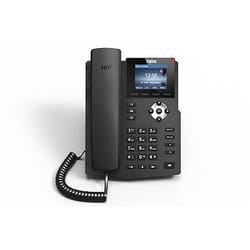 Fanvil X3SP téléphone fixe Noir 2 lignes LCD