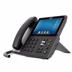 Fanvil X7, Téléphone IP, Noir, Combiné filaire, In-band, En dehors de la bande, Info SIP, 20 lignes, 2000 entrées