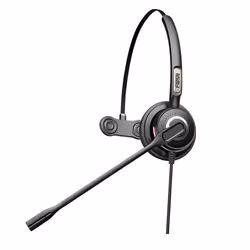 Fanvil HT201, Avec fil, 150 - 6400 Hz, Bureau/Centre d'appels, Casque, Noir