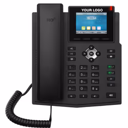 Fanvil X3SG téléphone fixe Noir 4 lignes LCD