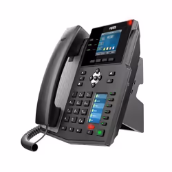 Fanvil X4U téléphone fixe Noir 12 lignes LCD Wifi