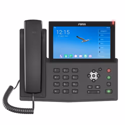 Fanvil X7A, Téléphone IP, Noir, Combiné filaire, Android, 20 lignes, 2000 entrées