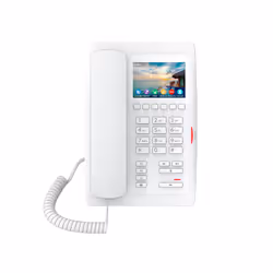 Fanvil H5W, Téléphone IP, Blanc, Combiné filaire, Bureau, In-band, En dehors de la bande, Info SIP, 2 lignes