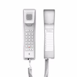 Fanvil H2U-W, Téléphone IP, Blanc, Combiné filaire, Sur bureau/mural, In-band, En dehors de la bande, Info SIP, 2 lignes