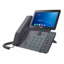 Fanvil V67 téléphone fixe Noir 20 lignes LCD Wifi