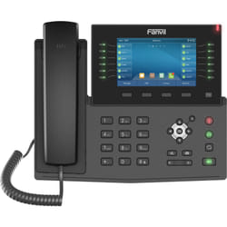 Fanvil X7C V2 téléphone fixe Noir 20 lignes LCD Wifi