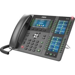 Fanvil X210 V2 téléphone fixe Noir 20 lignes LCD