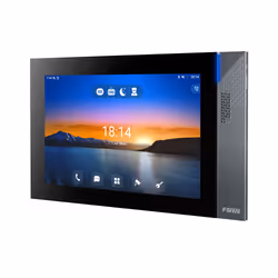 Fanvil i57A, 25,6 cm (10.1"), LCD, 1280 x 600 pixels, Acier inoxydable, Noir, Boutons, horizontale