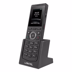 Fanvil W610W, Téléphone mobile IP, Noir, Combiné sans fil, IP67, 4 lignes, 1000 entrées