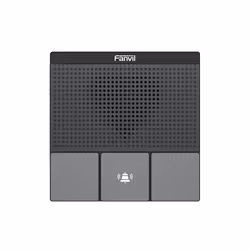 Fanvil A10W, Avec fil, IP54, RJ-45, Noir, Gris, Acrylonitrile-Butadiène-Styrène (ABS), Mur