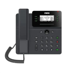 Fanvil V62G téléphone fixe Noir 12 lignes LCD