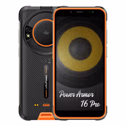 Ulefone Armor 16 Pro, 15,1 cm (5.93"), 4 Go, 64 Go, 16 MP, Android 12, Noir, Orange