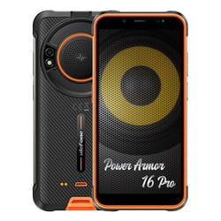 Ulefone Armor 16 Pro 15,1 cm (5.93") Double SIM Android 12 4G USB Type-C 4 Go 64 Go 9600 mAh Noir, Orange