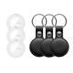 Pack 3 Trackers MITAG + étui cuir porte-clés noir - MILI - Localisation dobjets - Puce MFI intégrée
