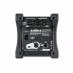 Allen & Heath DX168, 30 dBu, 60 dBi, 5 - 60 dB, 75 Ohm, 96 kHz, Noir