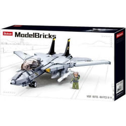 Jeu de construction - Avion à réaction Jet Chasseur Armée - Sluban - 404 pièces