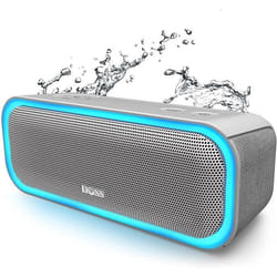 Enceinte Bluetooth Portable DOSS SoundBox Pro - 20W - Effets Lumière - Gris