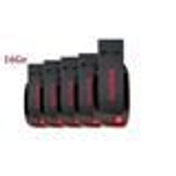 5 x SanDisk Cruzer Blade 16 Go Clé USB (paquet de cinq)