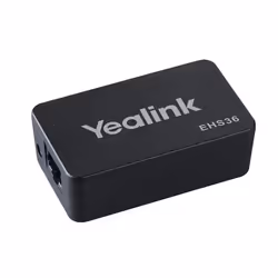 Yealink EHS36, RJ12, RJ9, RJ45, 3.5mm, Noir