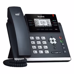 Yealink SIP-T42S téléphone fixe Noir 12 lignes LCD - Vue supplémentaire 4
