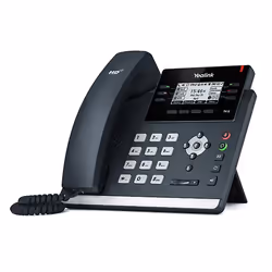 Yealink SIP-T41S téléphone fixe Noir 6 lignes LCD