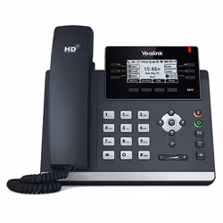 Yealink SIP-T41S téléphone fixe Noir 6 lignes LCD