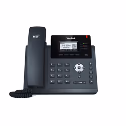 Yealink SIP-T40G, Téléphone IP, Noir, Combiné filaire, Sur bureau/mural, 3 lignes, 1000 entrées