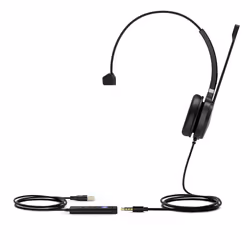 Yealink UH36 Mono Teams Noir, Argent