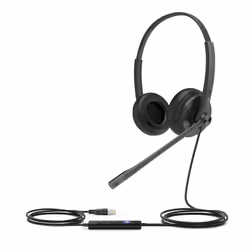 Yealink UH34 Dual Teams, Avec fil, Bureau/Centre d'appels, 20 - 20000 Hz, 118 g, Casque, Noir