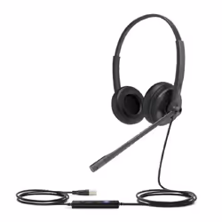 Yealink UH34 Lite, Avec fil, 20 - 20000 Hz, Bureau/Centre d'appels, 118 g, Casque, Noir